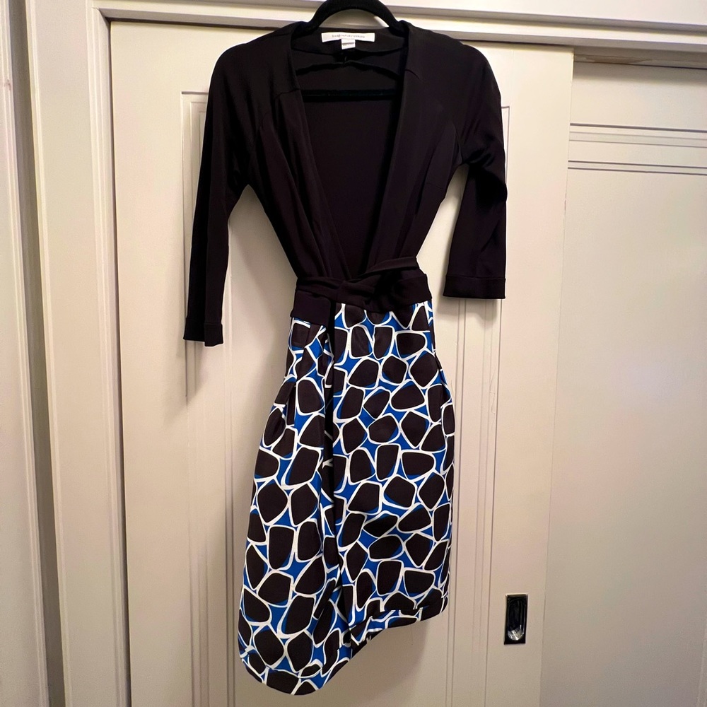 Diane Von Furstenberg Jewel Wrap Dress